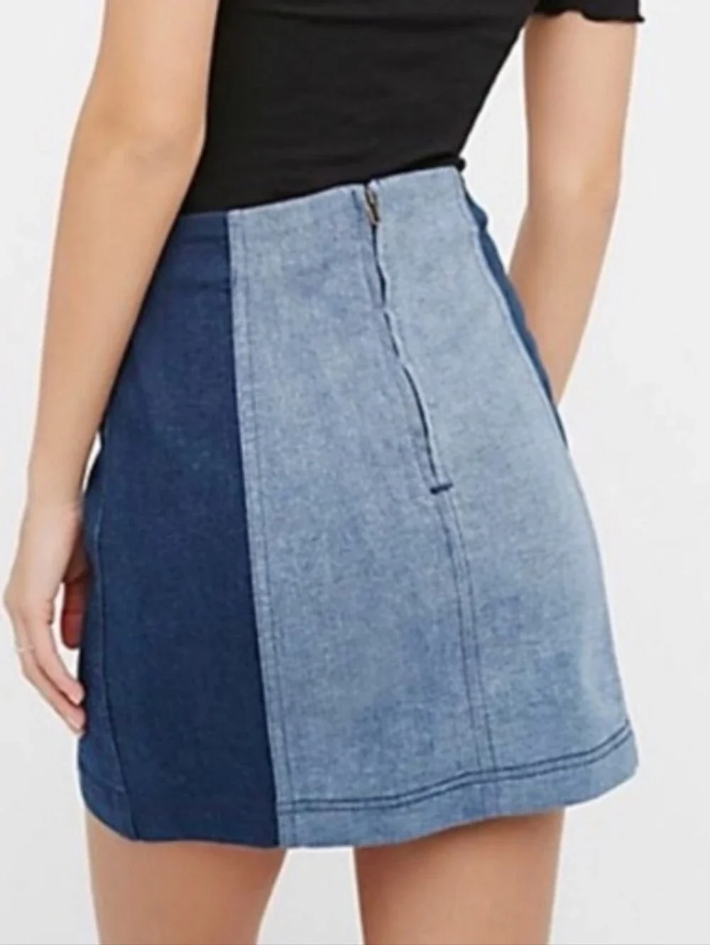 Free People Modern Femme Denim Mini Indigo Wash Size 6